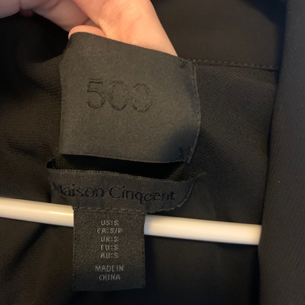 Long black jacket - Picture 4 of 4